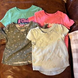 Cat & Jack Light Blue Rainbow Tee 2T